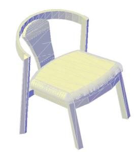 Chair – Armchair Model Nido 3D DWG Model for AutoCAD