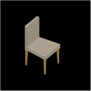 Chair Lounge 3D DWG Model for AutoCAD