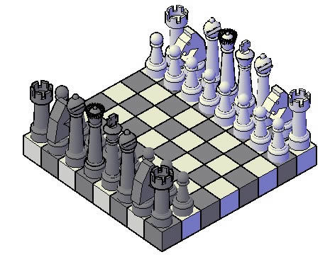 Featured image of post Chess Board Drawing 3D Things tagged with chess 1666 things
