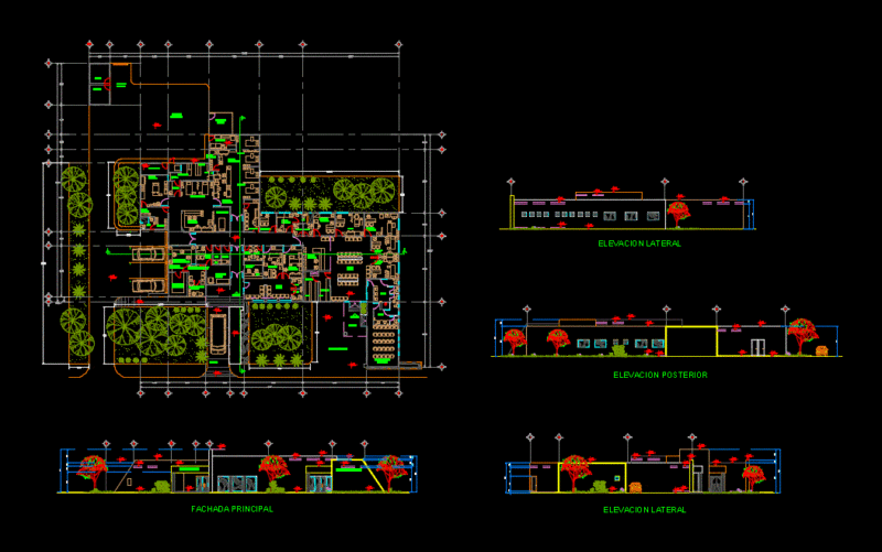 Clinic DWG Block for AutoCAD