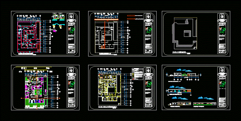 Clinic DWG Elevation for AutoCAD