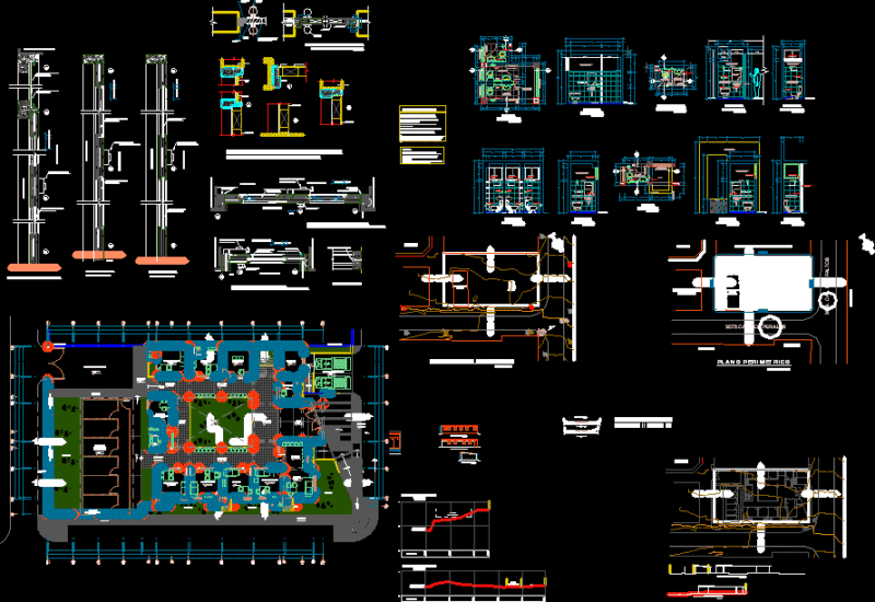 Clinic 2D DWG Full Project For AutoCAD