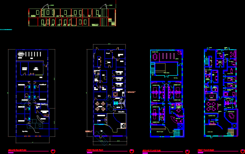 Clinic DWG Block for AutoCAD