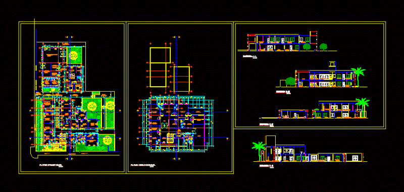 Clinic DWG Section for AutoCAD