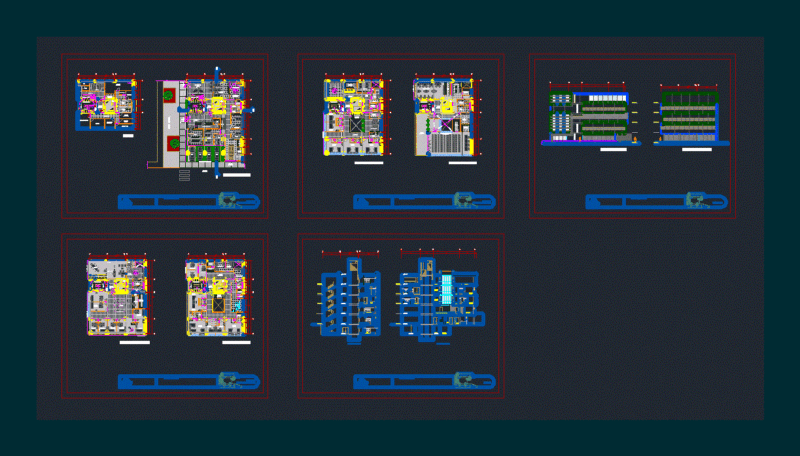 Clinic DWG Section for AutoCAD