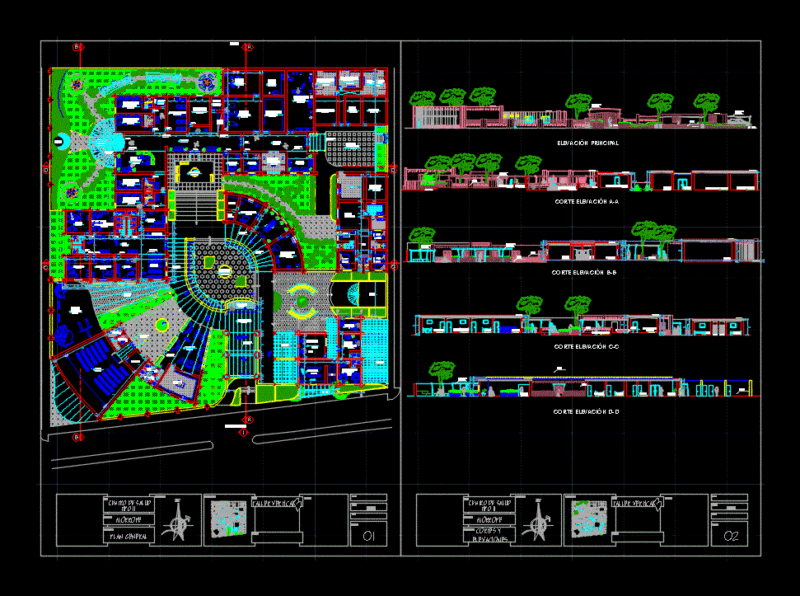 Clinic DWG Section for AutoCAD