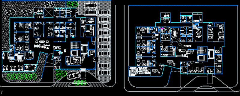 Clinic And Maternity DWG Block for AutoCAD