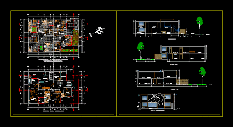 Clinic Expansion DWG Section for AutoCAD