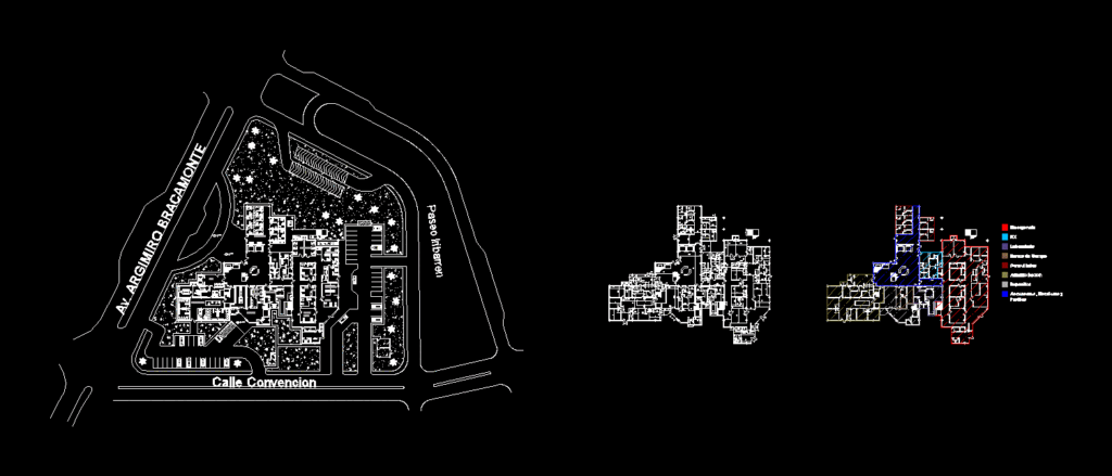 Clinic, First Floor DWG Block for AutoCAD