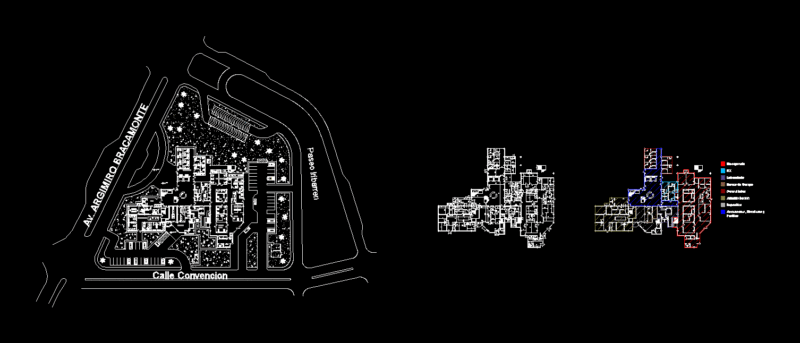 Clinic, First Floor DWG Block for AutoCAD