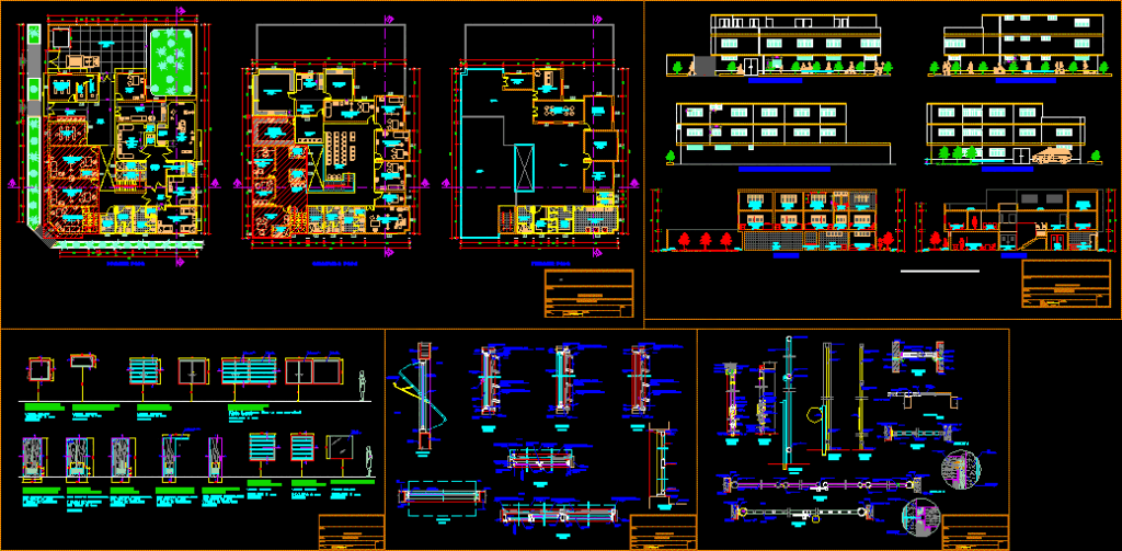 Clinic Health Center DWG Full Project for AutoCAD