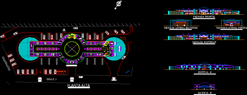 Clinic, School Work Design Study DWG Block for AutoCAD