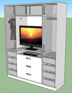 Closet 3D SKP Model for SketchUp
