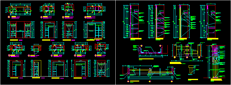 Closet Details and Dimensions 2D DWG Detail for AutoCAD • DesignsCAD