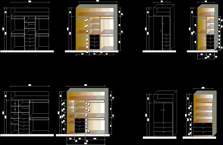 Closet Cad Block