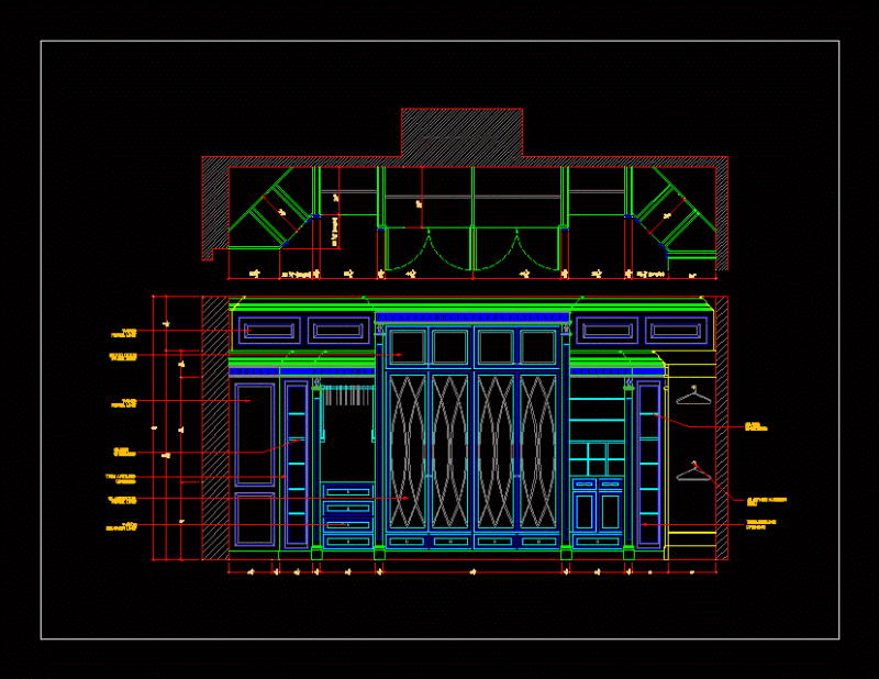 Closet – Custom DWG Block for AutoCAD