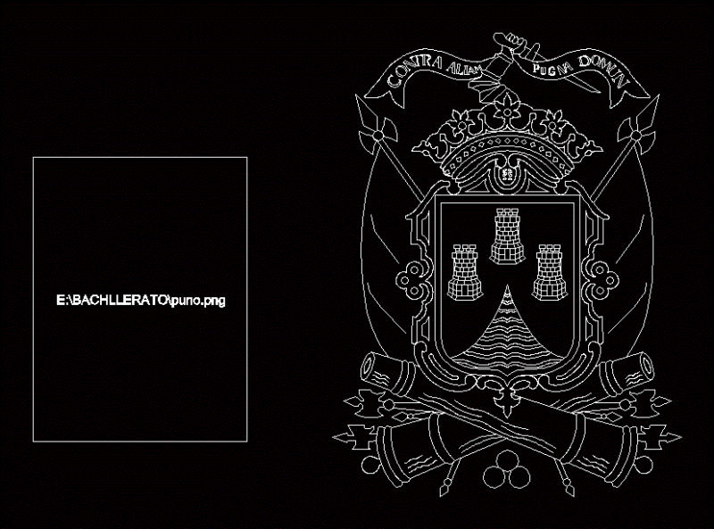 Coat Of Puno – Province DWG Block for AutoCAD