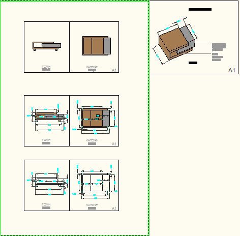 Coffee Table DWG Detail for AutoCAD • Designs CAD