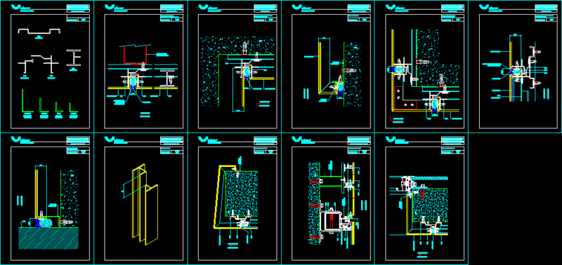 Compound Panel DWG Detail for AutoCAD