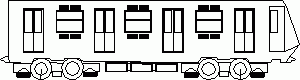 Conductive Box Car Of Metro In Mexico City DWG Elevation for AutoCAD