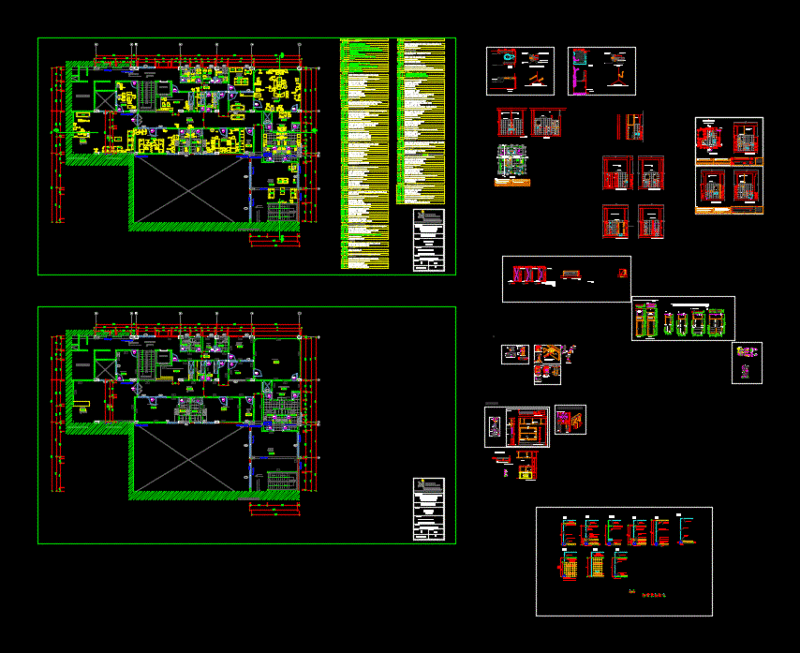 Construction Details Ambulatory Surgery DWG Detail for AutoCAD