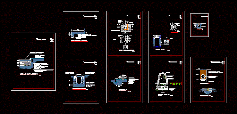 Construction Details For Avenues DWG Detail for AutoCAD
