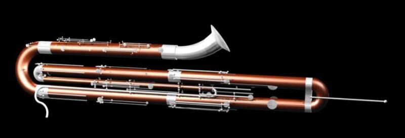 Contrabassoon 3D MAX Model for 3D Studio Max