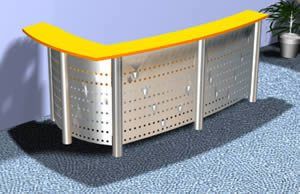 Counter Of Reception 3D DWG Model for AutoCAD