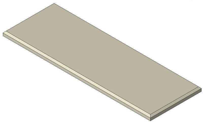 Countertop Island DWG Block for AutoCAD