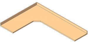 Countertop L RFA CAD Drawing • Designs CAD