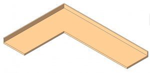 Countertop L RFA CAD Drawing | DesignsCAD