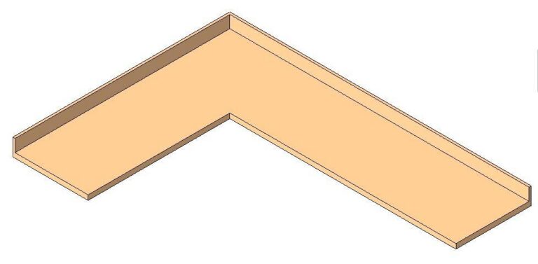 Countertop L RFA CAD Drawing | DesignsCAD