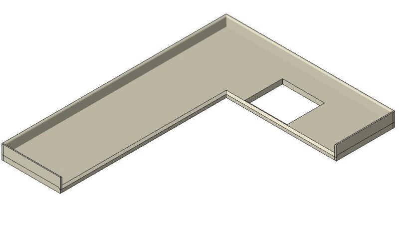 Countertop L RFA CAD Drawing