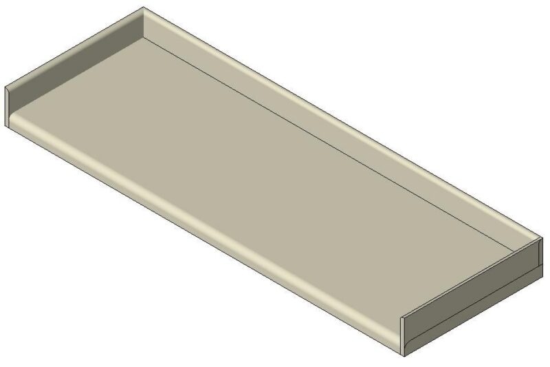 Countertop No Sink RFA CAD Drawing