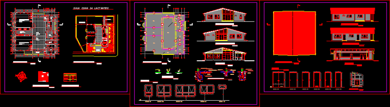 Cradle Room 2D DWG full project For AutoCAD