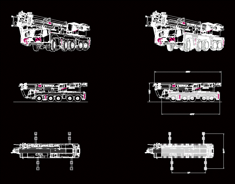 Crane Demag Ac 140 DWG Plan for AutoCAD