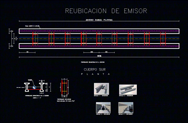 Crossing Pipe DWG Detail for AutoCAD
