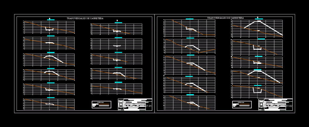 Cross Sections DWG Section for AutoCAD
