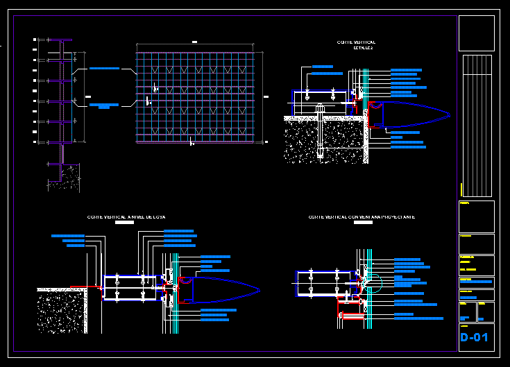 Curtain Wall Detail DWG Detail for AutoCAD • Designs CAD