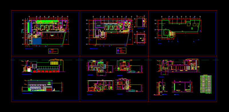 Dental Clinic 400m2 DWG Block for AutoCAD
