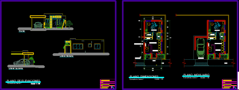 Dental Clinic DWG Section for AutoCAD