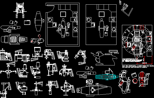 general hospital 2d/3d dwg full project for autocad