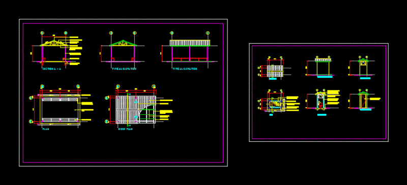 Design Of Outdoor Toilet 2D DWG Plan for AutoCAD