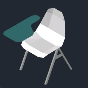 Desk DWG Block for AutoCAD