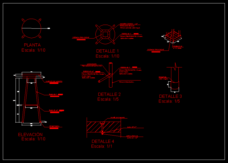 Detail Bank DWG Detail for AutoCAD