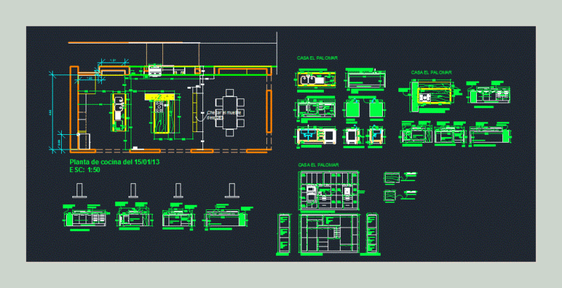 Detail Kitchen DWG Detail for AutoCAD