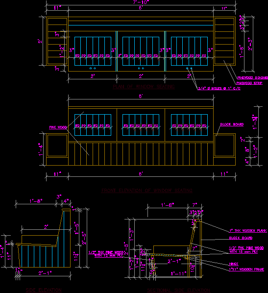 Detail Of Sofa DWG Detail for AutoCAD • Designs CAD