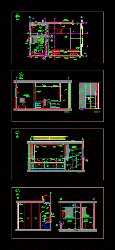 Detail Bathroom – Master Bedroom DWG Detail for AutoCAD