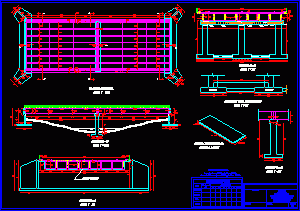 Detail Bridge Vehicles DWG Section for AutoCAD