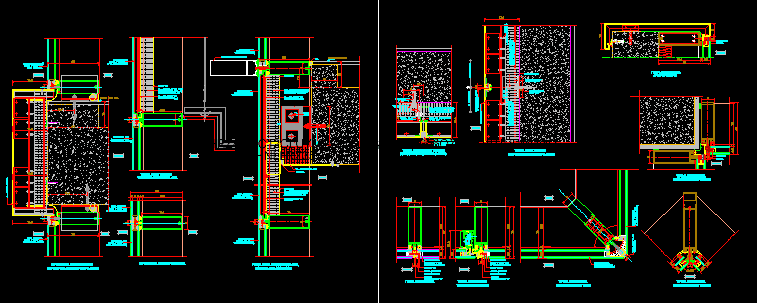 Detailed Aluminum Sections DWG Section for AutoCAD ...